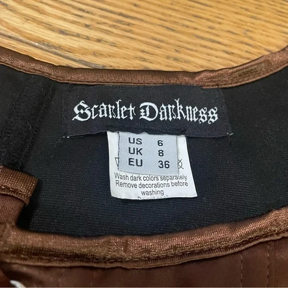 Brown Suede Lace-Up Vest - Picture 4 of 8